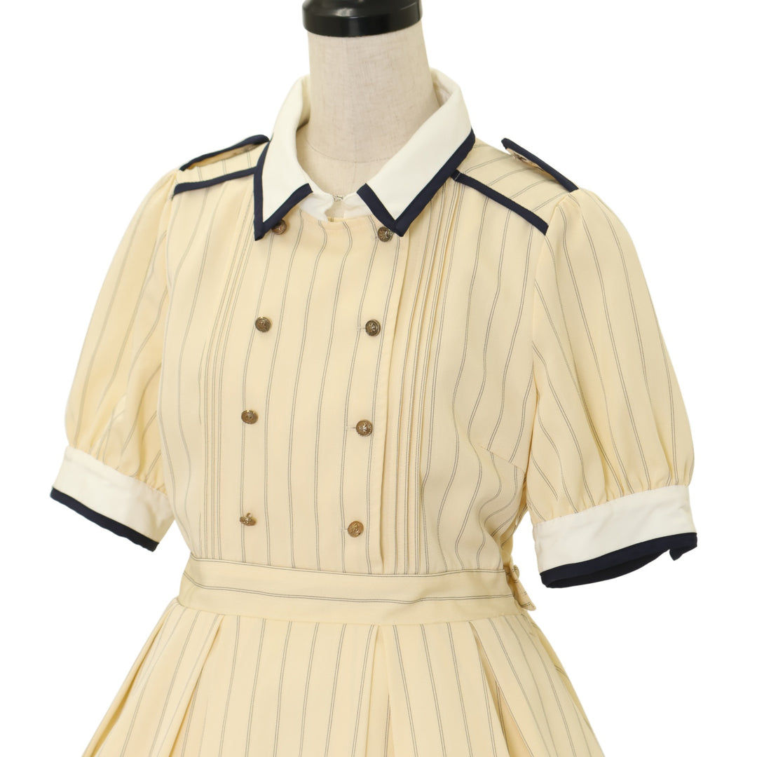 【美品】  HAVEL studio / ハーヴェルスタジオ | L'Appartement取り扱い セットアップ / シルク ストライプ  シャツ パンツ | 36 | ベージュ/グレー/ブラウン | レディース HAVEL studio / ハーヴェルスタジオ | L'Appartement取り扱い