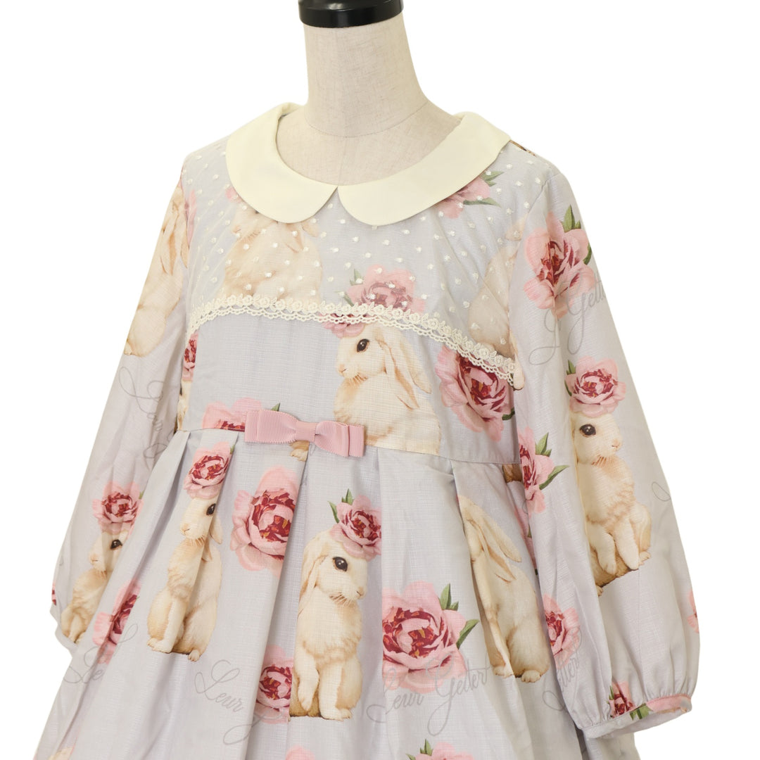 USED】Rose Rabbit袖付ワンピース | Leur Getter Wunderwelt Online