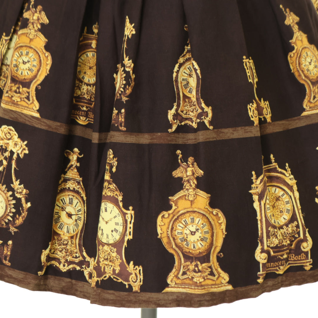 USED】【Mサイズ】Antique Clock タックジャンパースカート | Innocent