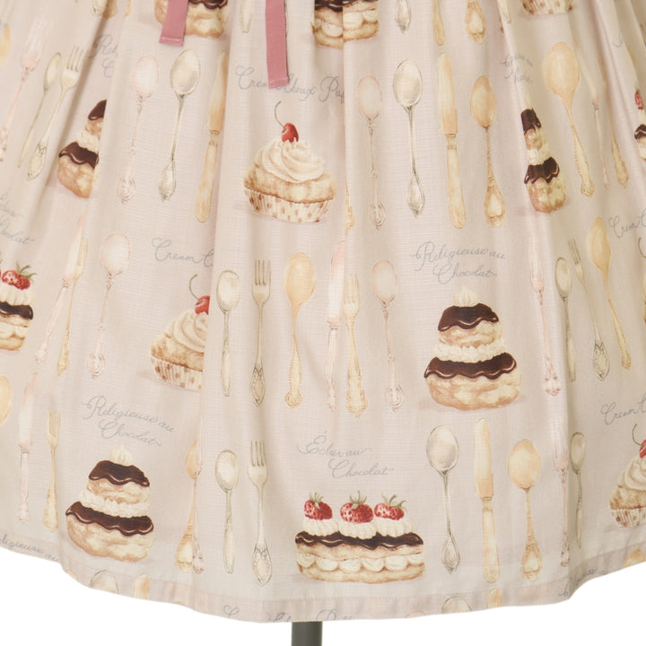 ルルゲッタ　キャミワンピース　Cream Choux Puff USED】Cream Choux Puffキャミワンピース | Leur Getter Wunderwelt