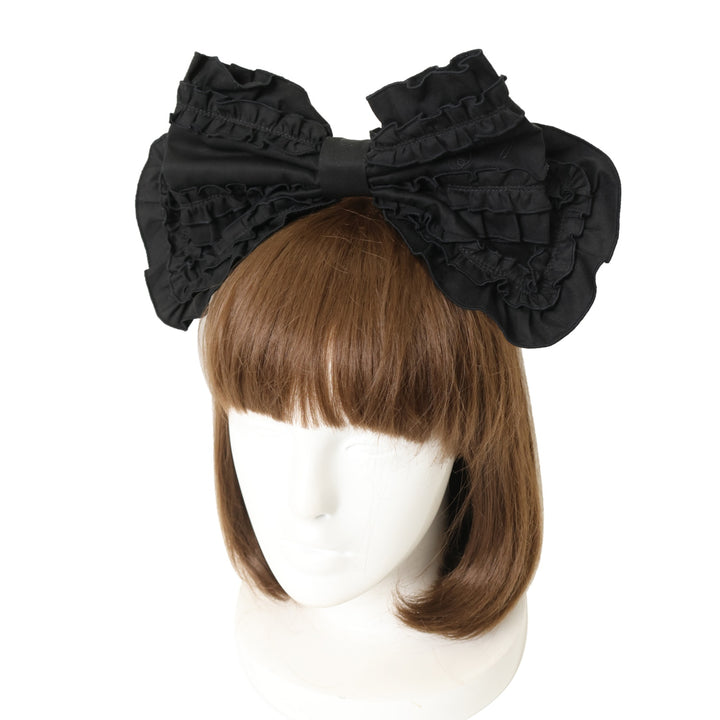 USED】ロゴ刺繍フリルリボンカチューシャ | Angelic Pretty | ロリータ