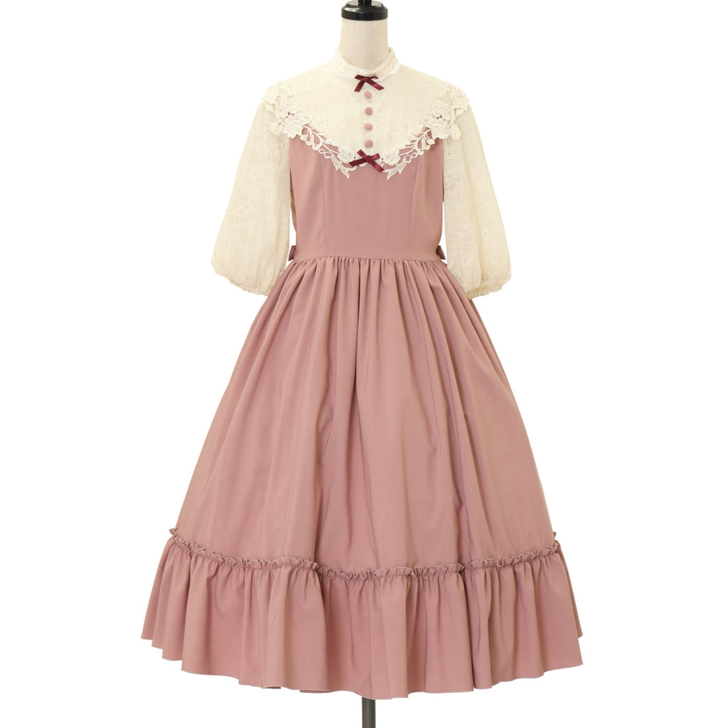 USED】【Mサイズ】つる薔薇レースアニバーサリー ワンピース