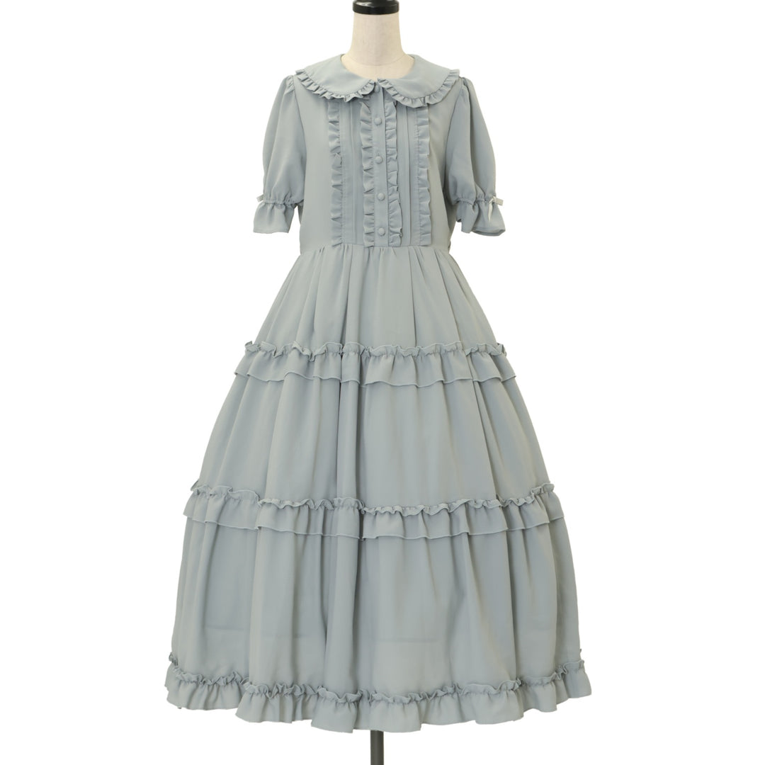 USED】【axes femme kawaii/Mサイズ】ロマンティックフリルワンピ