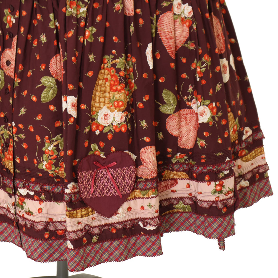 USED】Very Berry Heartプリントスカート | PINK HOUSE Wunderwelt