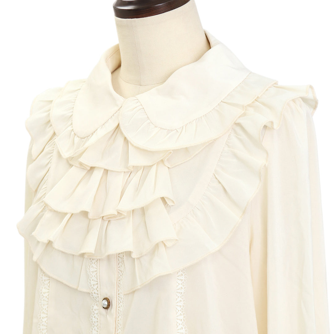 USED】【axes femme kawaii/Mサイズ】3Wayジャボ付きブラウス