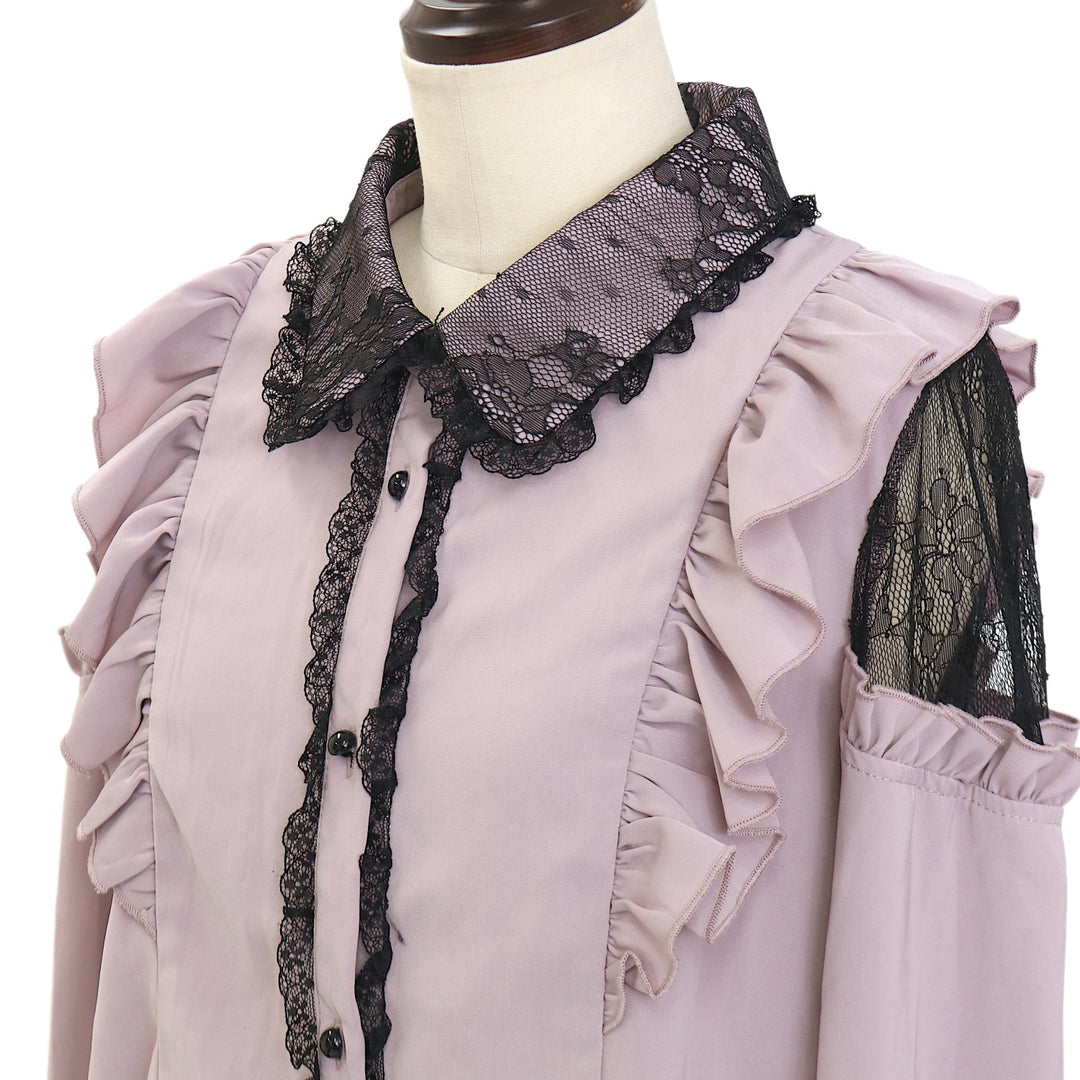 USED】肩開きラッフルフリルブラウス | ROJITA Wunderwelt Online Shop