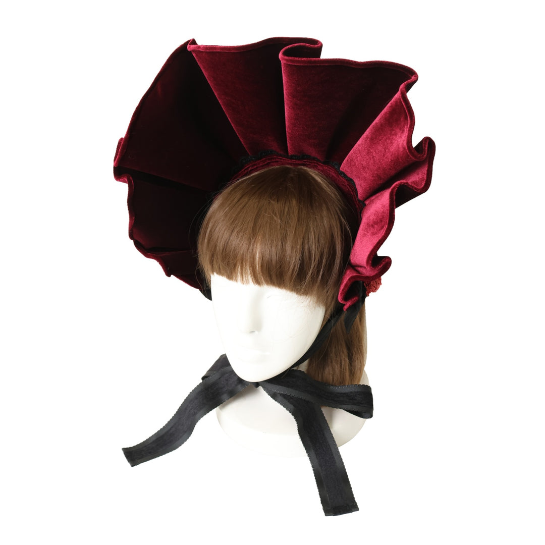 コロ　赤と黒の薔薇ドレス➕ボンネット　ハンドメイド 薔薇のボンネット＆ドレス(赤) - 苺と花と。 | minne byGMOペパボ 国内