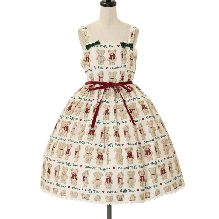 USED】【axes femme kawaii/Mサイズ】フラッフィベアジャンスカ