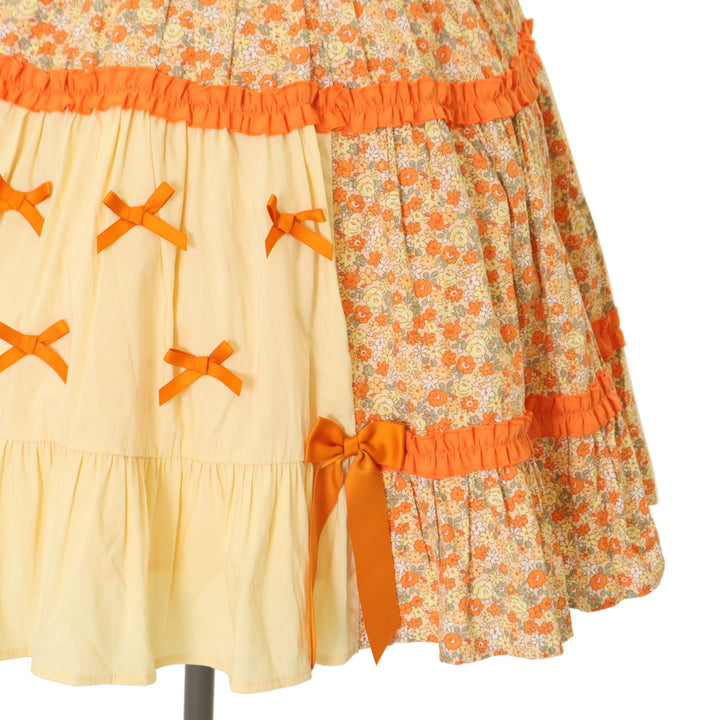 USED】【axes femme kawaii/Mサイズ】ハミングフローラジャンスカ