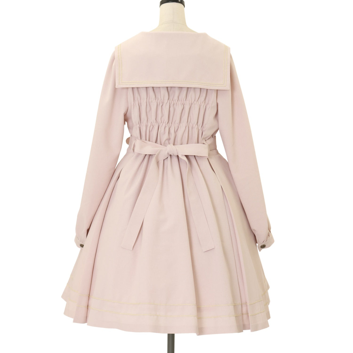 USED】【プラスサイズ】長袖セーラーリボンワンピース | metamorphose