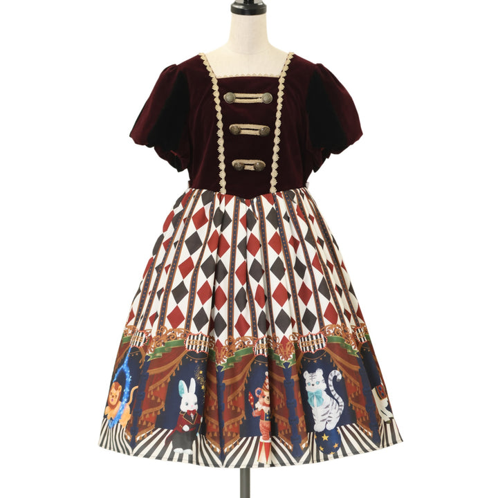 USED】【axes femme kawaii/Mサイズ】ドールズサーカスワンピース