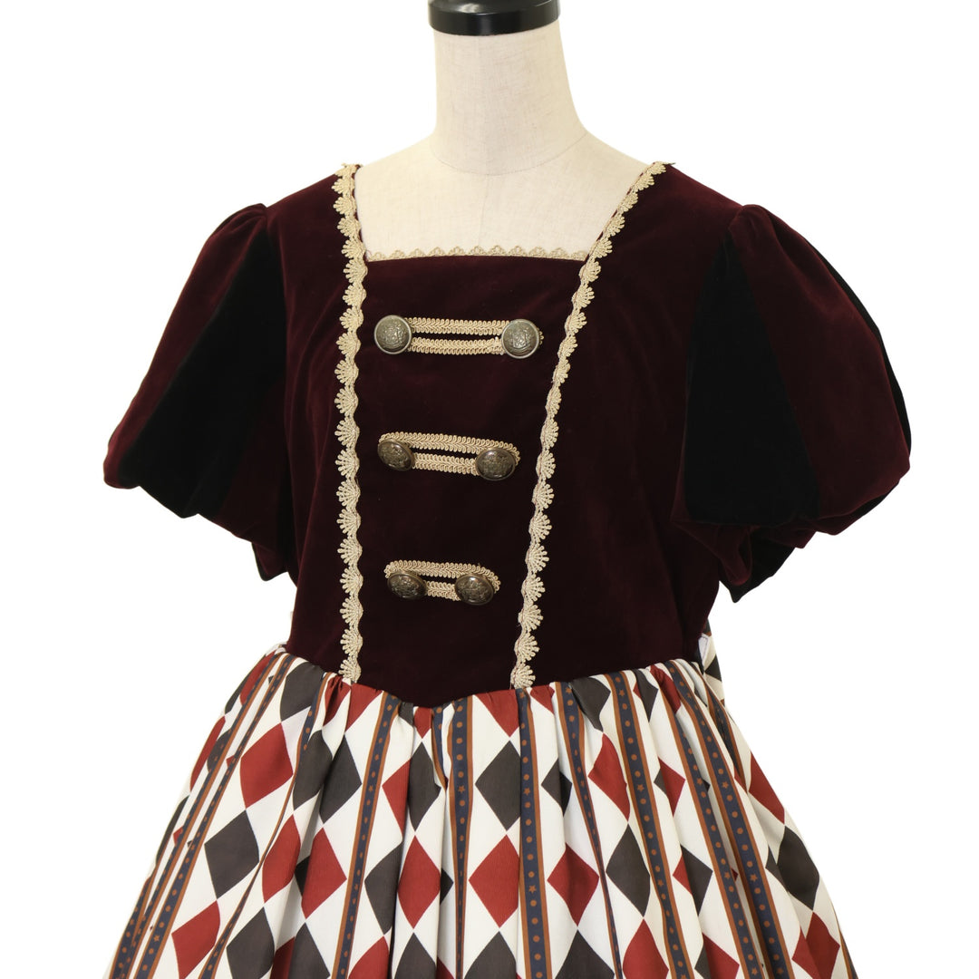 USED】【axes femme kawaii/Mサイズ】ドールズサーカスワンピース