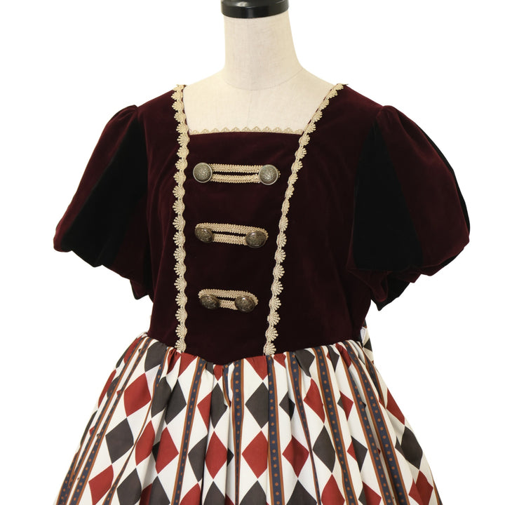 USED】【axes femme kawaii/Mサイズ】ドールズサーカスワンピース