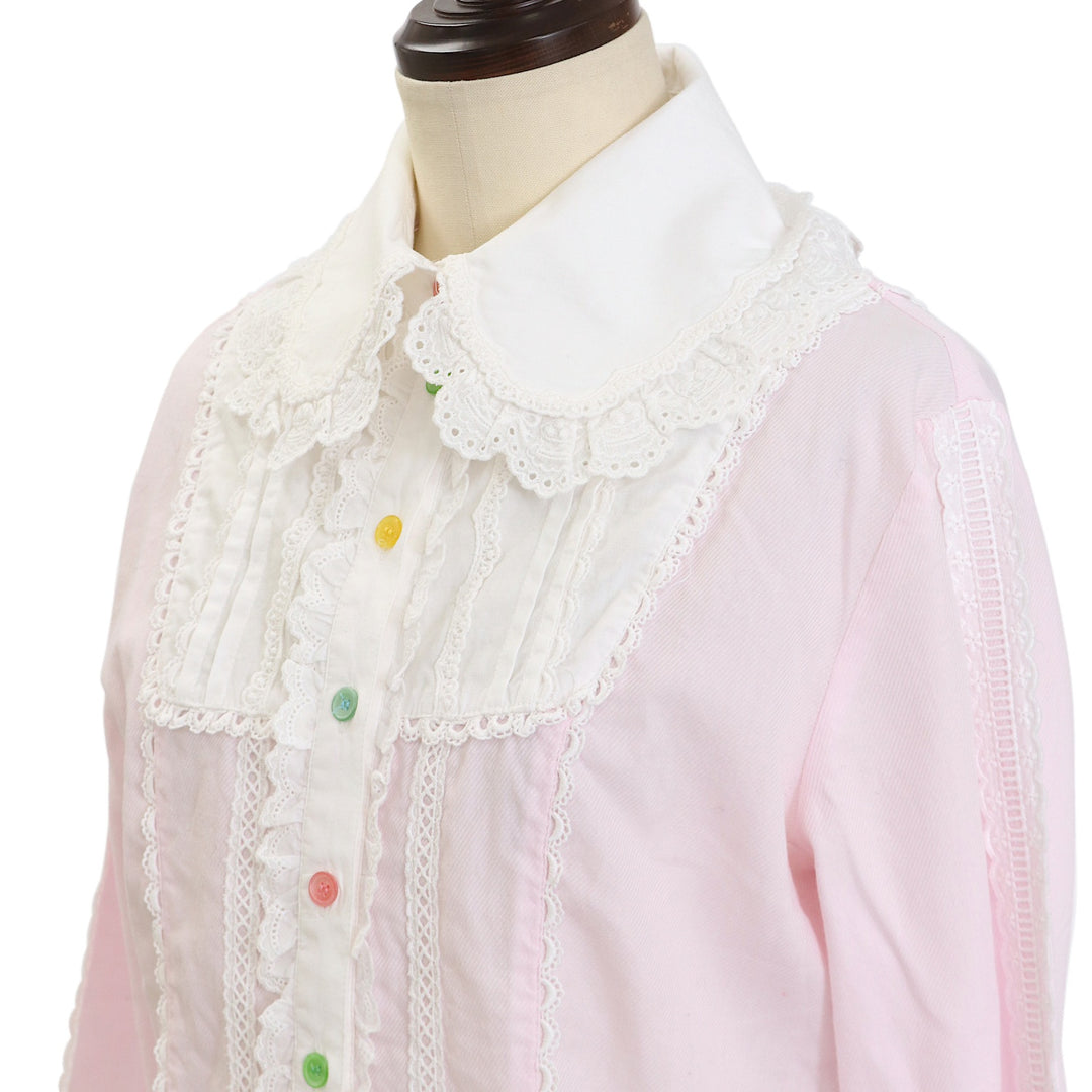 USED】カラフルボタンブラウス | Angelic Pretty | ロリータ ゴスロリ