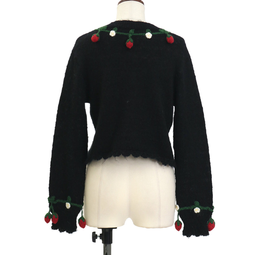 USED】いちごニットボレロ| Angelic Pretty Wunderwelt - Gothic