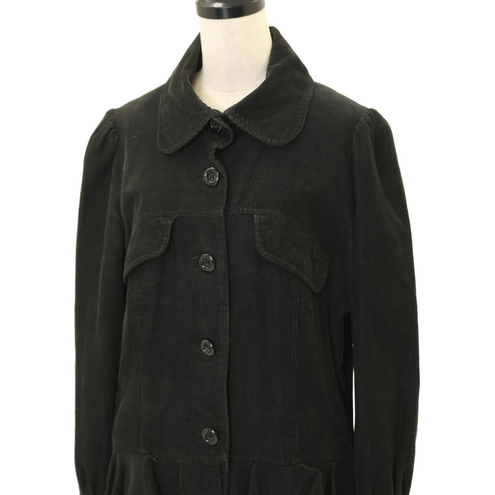 【期間限定値下げ】PEACE NOW セーラーカラーフリルワンピース USED】【PEACE NOW/Mサイズ】コーデュロイティアードフリルシャツ