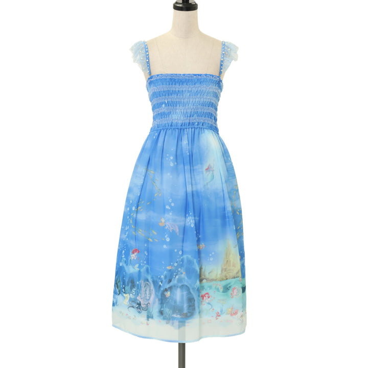 USED】【Disney】アンダー・ザ・シー 2WAY ロングワンピース（アリエル