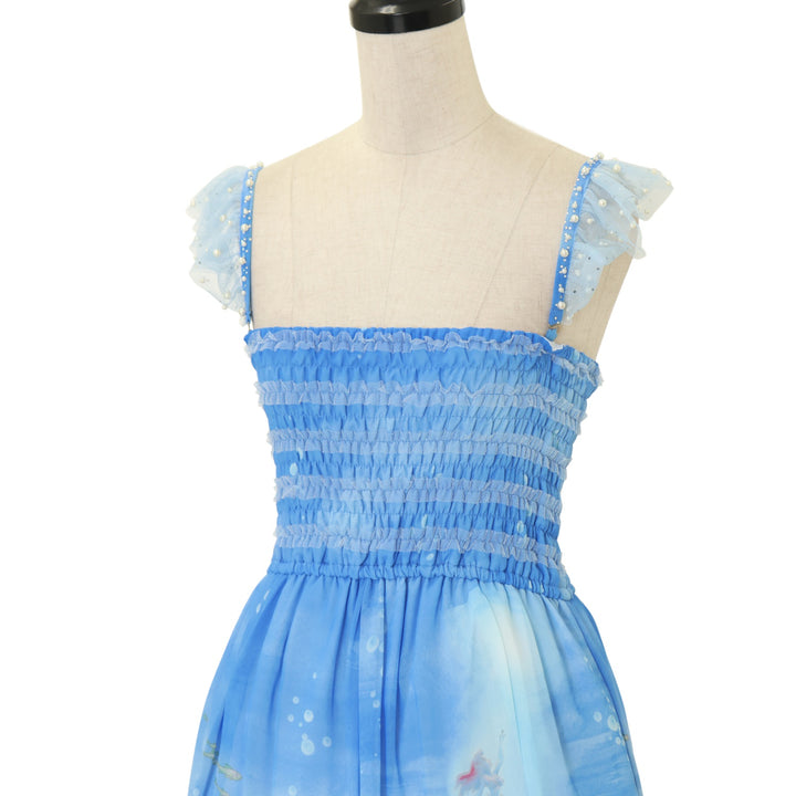USED】【Disney】アンダー・ザ・シー 2WAY ロングワンピース（アリエル