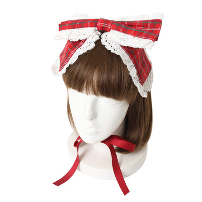 Charming Cross Ribbon ヘッドドレス　シロ クラウンクロス リボンヘッドドレス | metamorphose temps de fille
