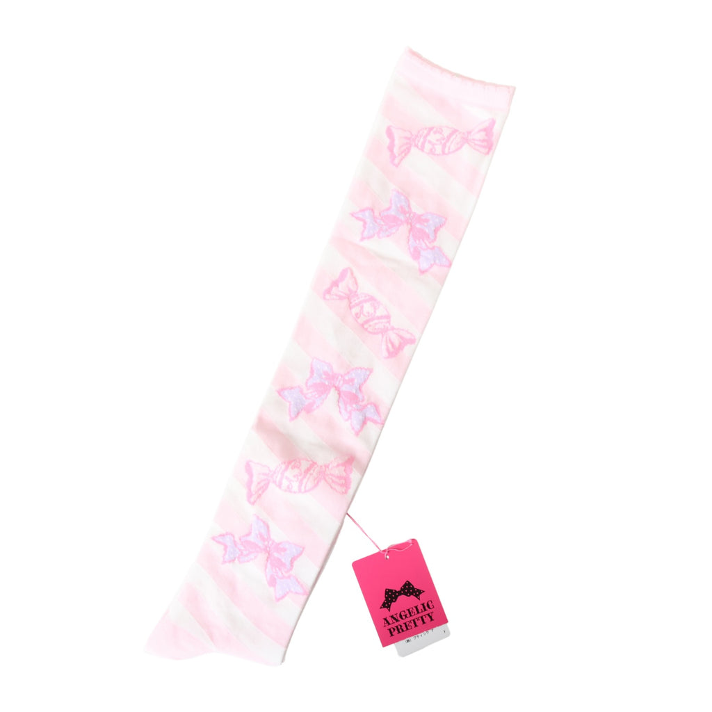 Angelic Pretty★【新品】ラブボーダーオーバーニー USED】キャンディボーダーオーバーニー | Angelic Pretty | ロリータ
