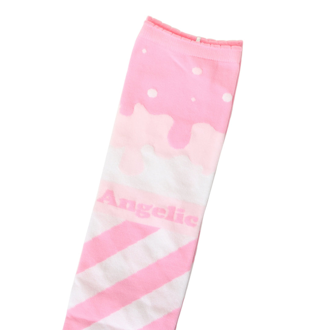 美品　Angelic Pretty　Milky Way　オーバーニーソックス USED】Milky☆Planetオーバーニー | Angelic Pretty | ロリータ