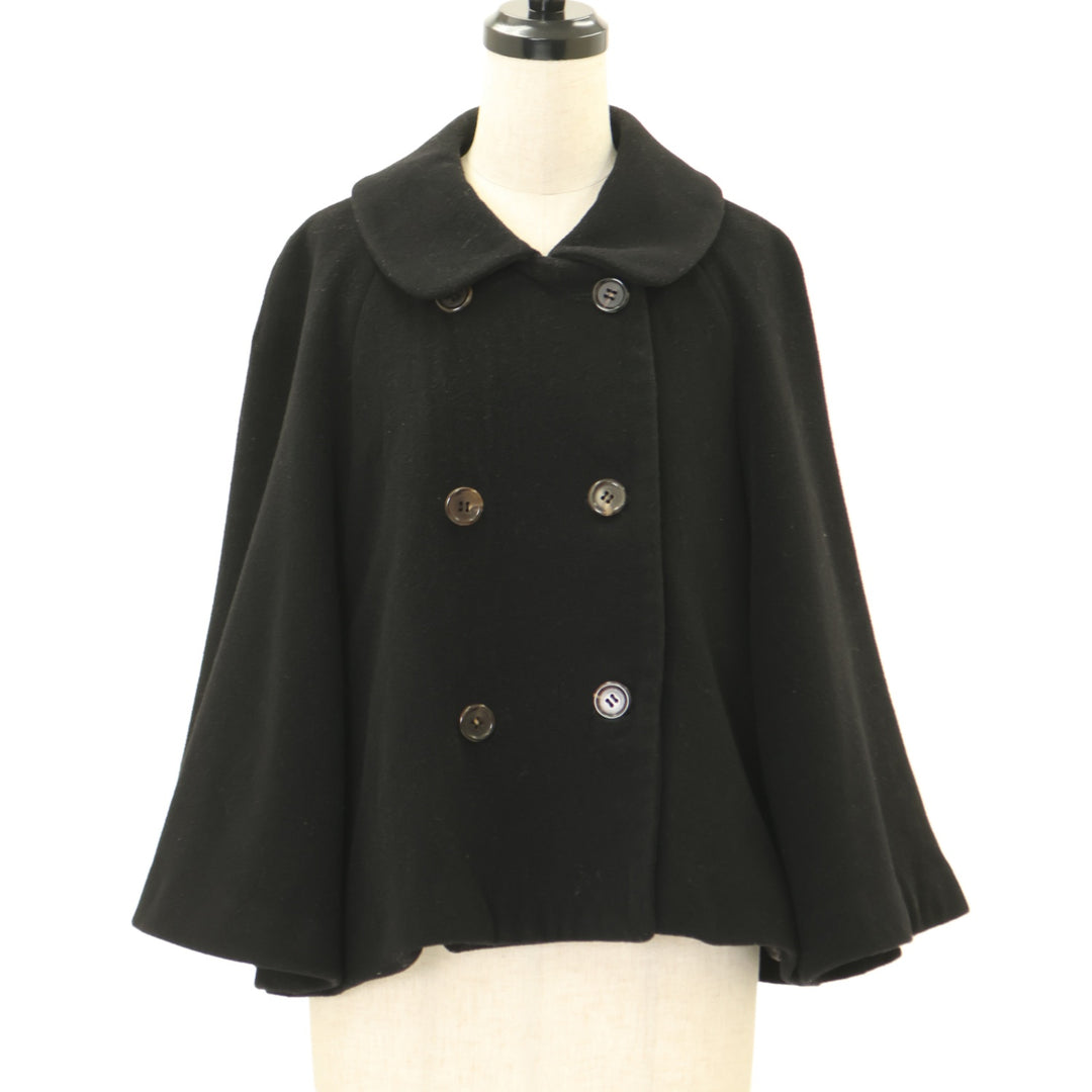 USED】【Mサイズ】ファーカラーのケープコート | Jane Marple