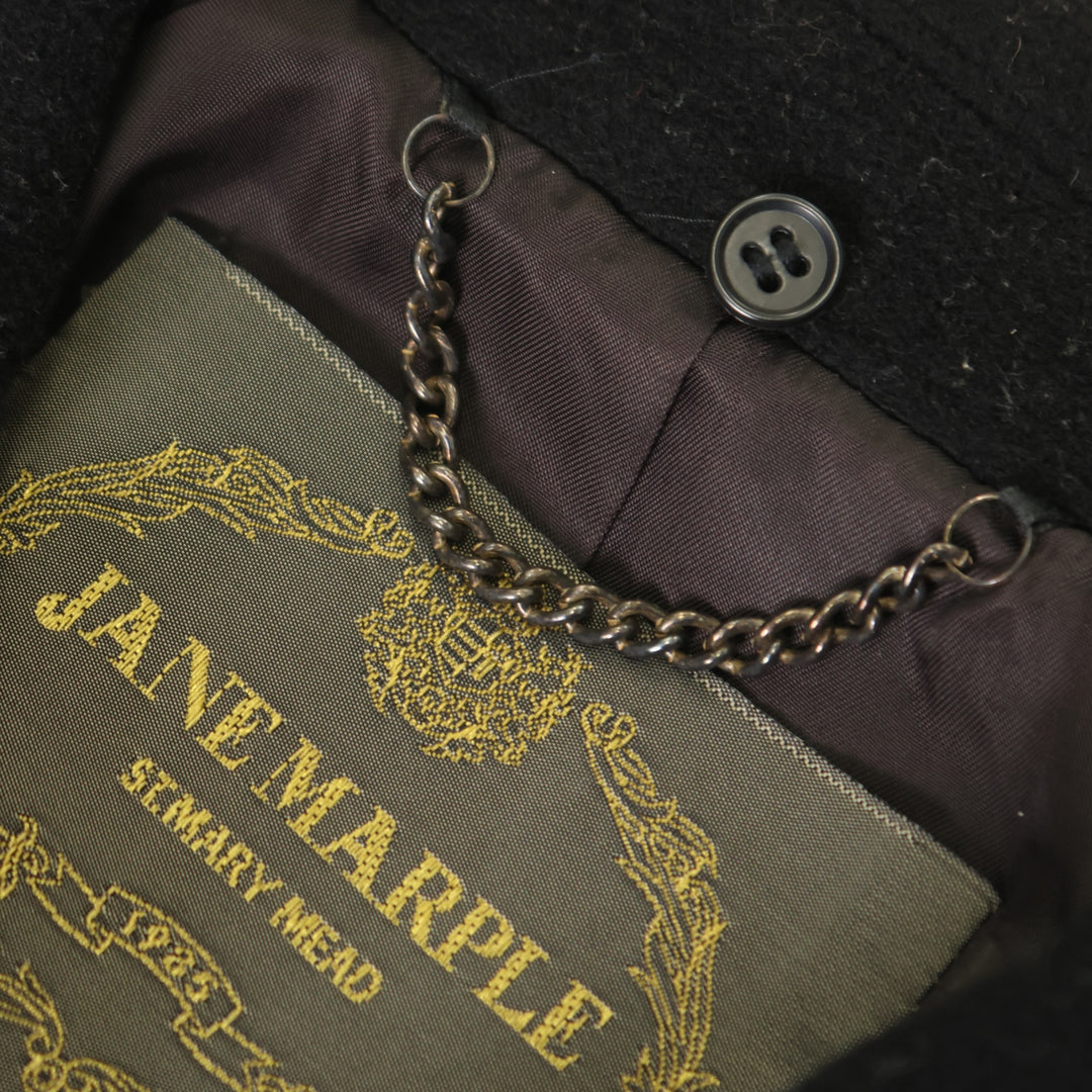 USED】【Mサイズ】ファーカラーのケープコート | Jane Marple