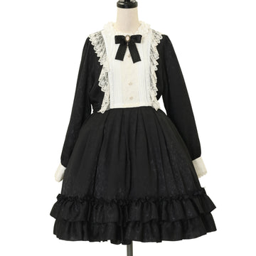 USED】ローズジャガードワンピース【長袖】 | Pina sweetcollection