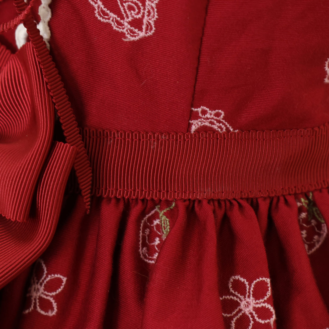 USED】くみゃちゃんのStrawberry Garden刺繍ジャンパースカートⅡ