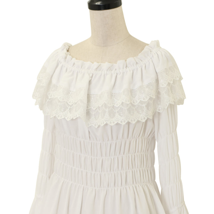 USED】Shirring Princess Sleeve Blouse | ATELIER-PIERROT | ロリータ
