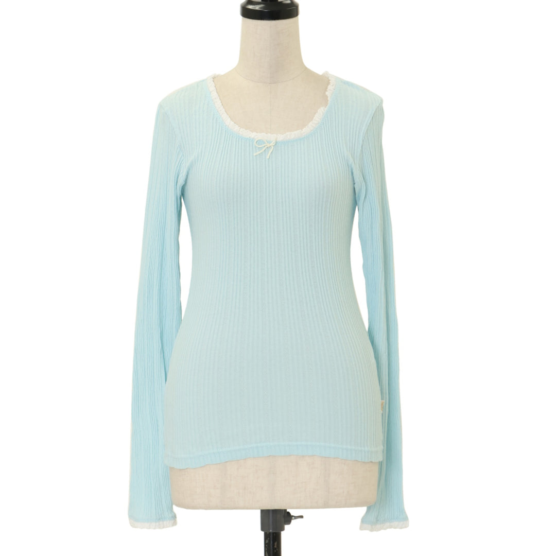Katie UNDER PRETTIES Uネック カットソー USED】UNDER PRETTIES u neck long | Katie | ロリータ ゴスロリ