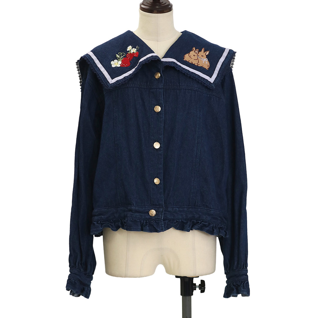 USED】【axes femme kawaii/Mサイズ】ベリーフィールズジャケット