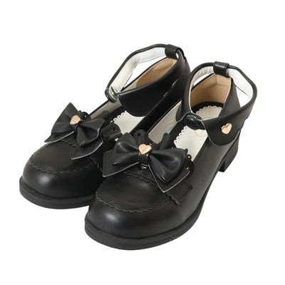 USED】【LLサイズ】リボンストラップシューズ(ピンクゴールド