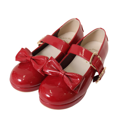 USED】【Mサイズ】トリプルリボンクロスストラップシューズ