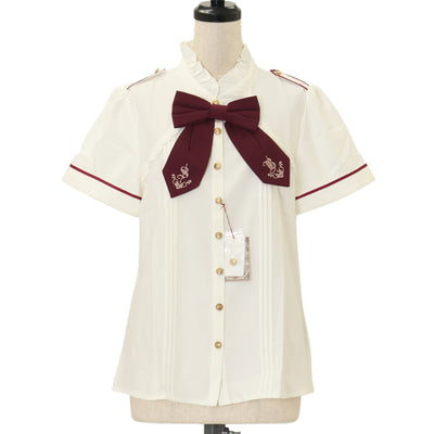 USED】【DARK RED RUM/H.Jelly】クラッシュレイヤードブラウス | h