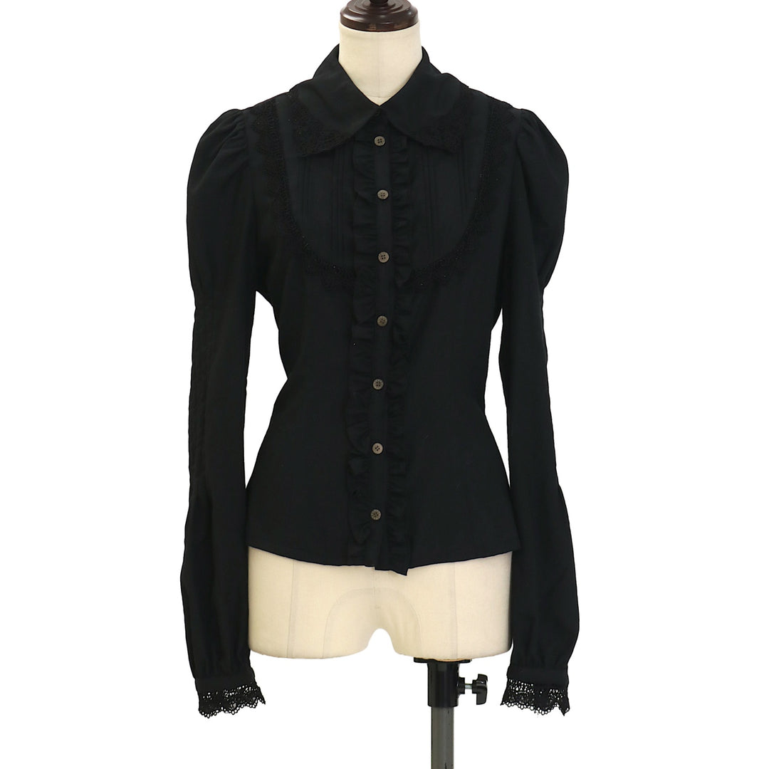 ※サンプル品※ ヴィクトリアンメイデン ノーブルレースインタックブラウス Noble Lace Intuck Blouse (2021) by Victorian Maiden