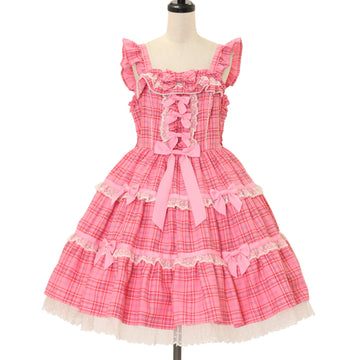 ワンピース Angelic Pretty Fresh Strawberry DinerJSK Angelic Pretty / Fresh Strawberry Dinerワンピース 黒 S-25-09-17