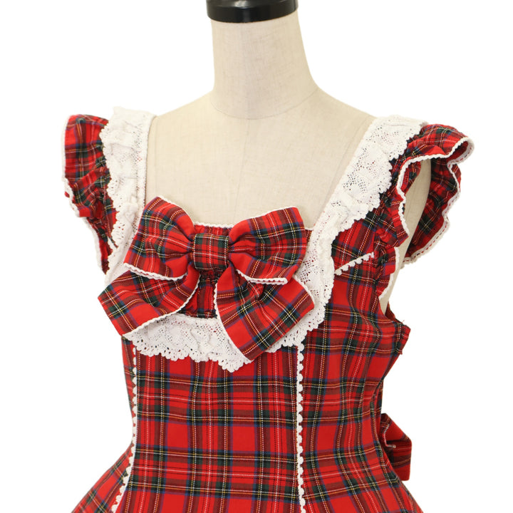 USED】Cute Heartジャンパースカート(タータン) | Angelic Pretty