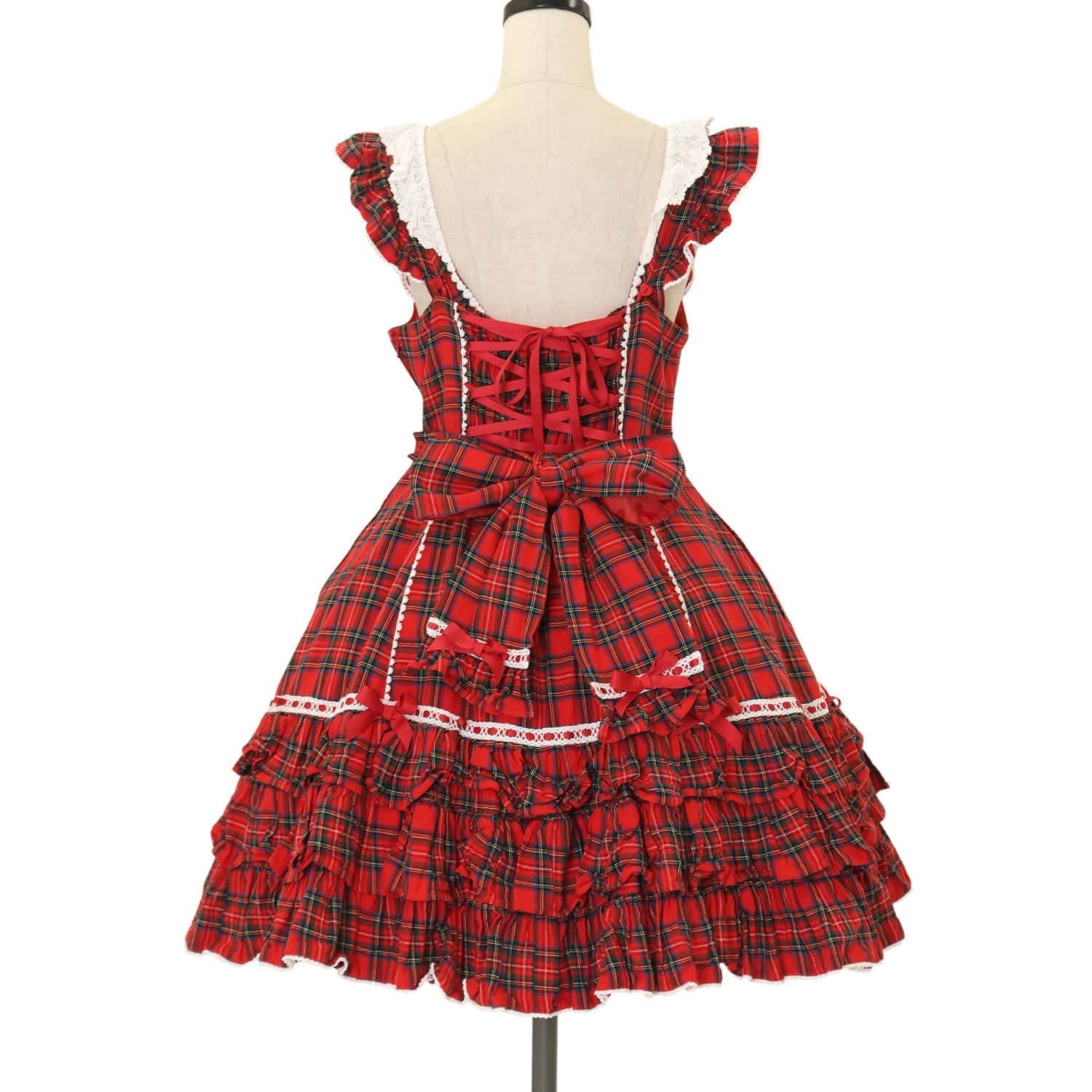 USED】Cute Heartジャンパースカート(タータン) | Angelic Pretty