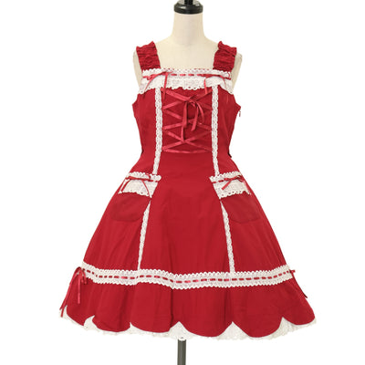 USED】【Mサイズ】レジメンジャンパースカート | Jane Marple