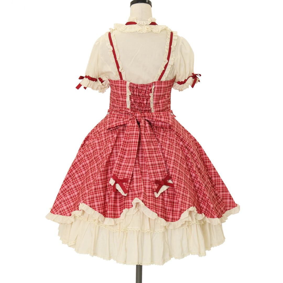USED】【告白気球家 × しゅごキャラ！/Mサイズ】クラシックチェック柄