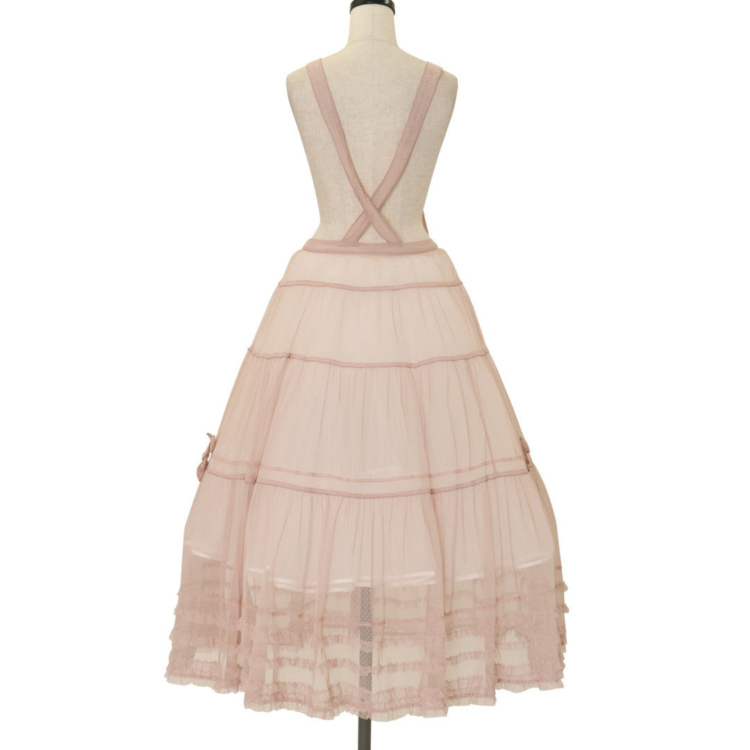 ピンクハウス　ドーリーローズ　Dolly tulleベスト　ブルー Dollfie Fashion Brand Collaboration【SUPER DOLLFIE・meets・PINK