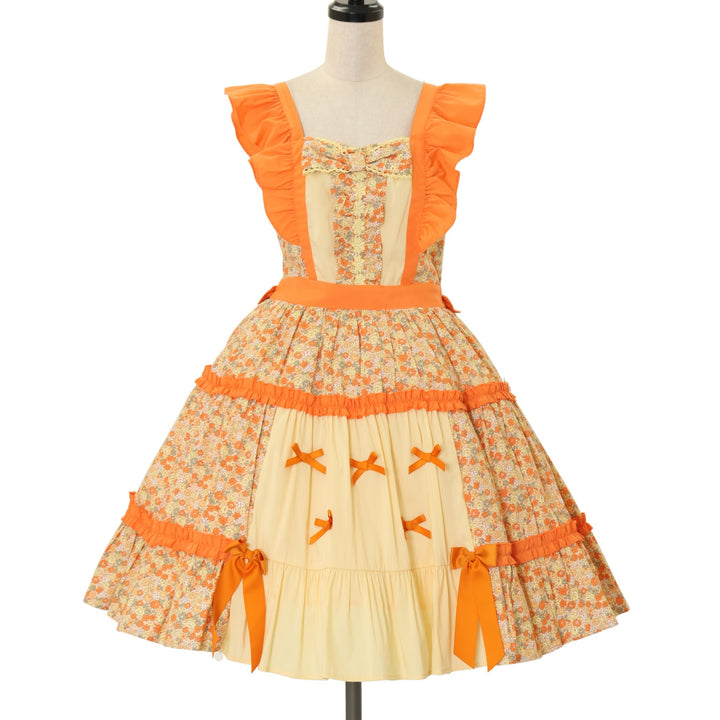 USED】【axes femme kawaii/Mサイズ】ハミングフローラジャンスカ