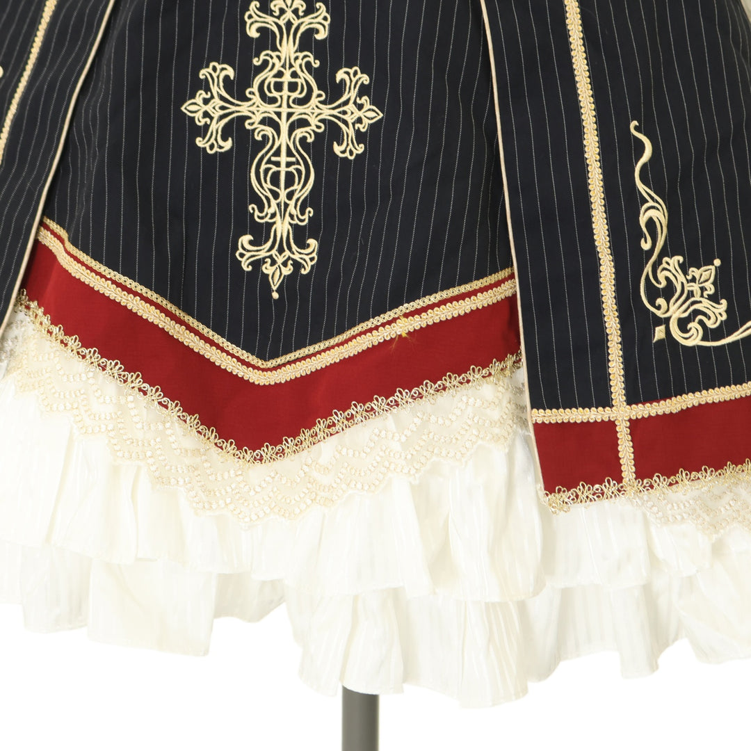 USED】【SIKA Lolita/Sサイズ】Royal Crossケープ付きワンピース