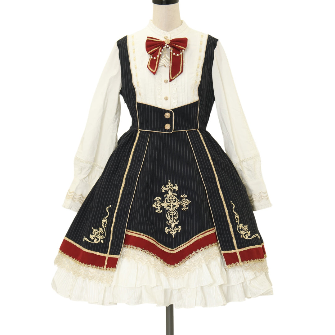 USED】【SIKA Lolita/Sサイズ】Royal Crossケープ付きワンピース
