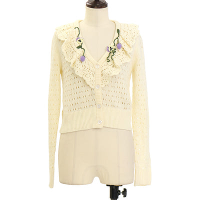 AngelicPretty 半袖　カーディガン Heart patch knit cardigan by Angelic Pretty