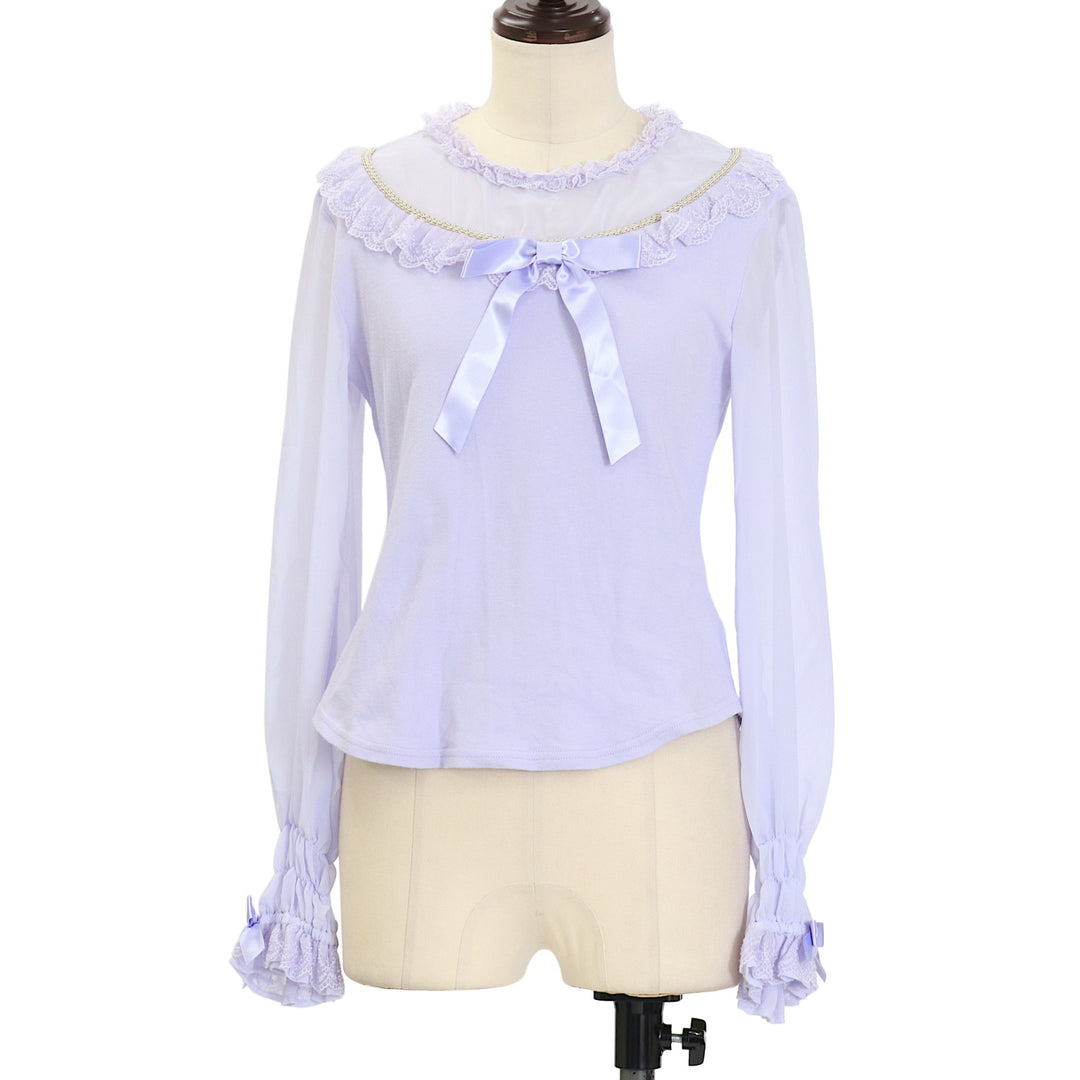 USED】エンジェルシフォン切替カットソー | Angelic Pretty | ロリータ
