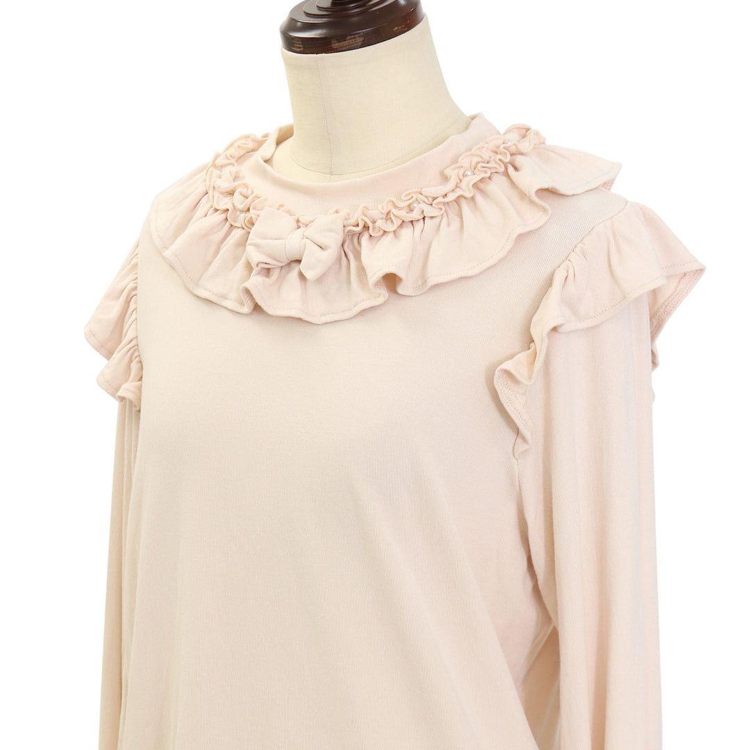 USED】【axes femme kawaii/Mサイズ】フリルリボンカットプル