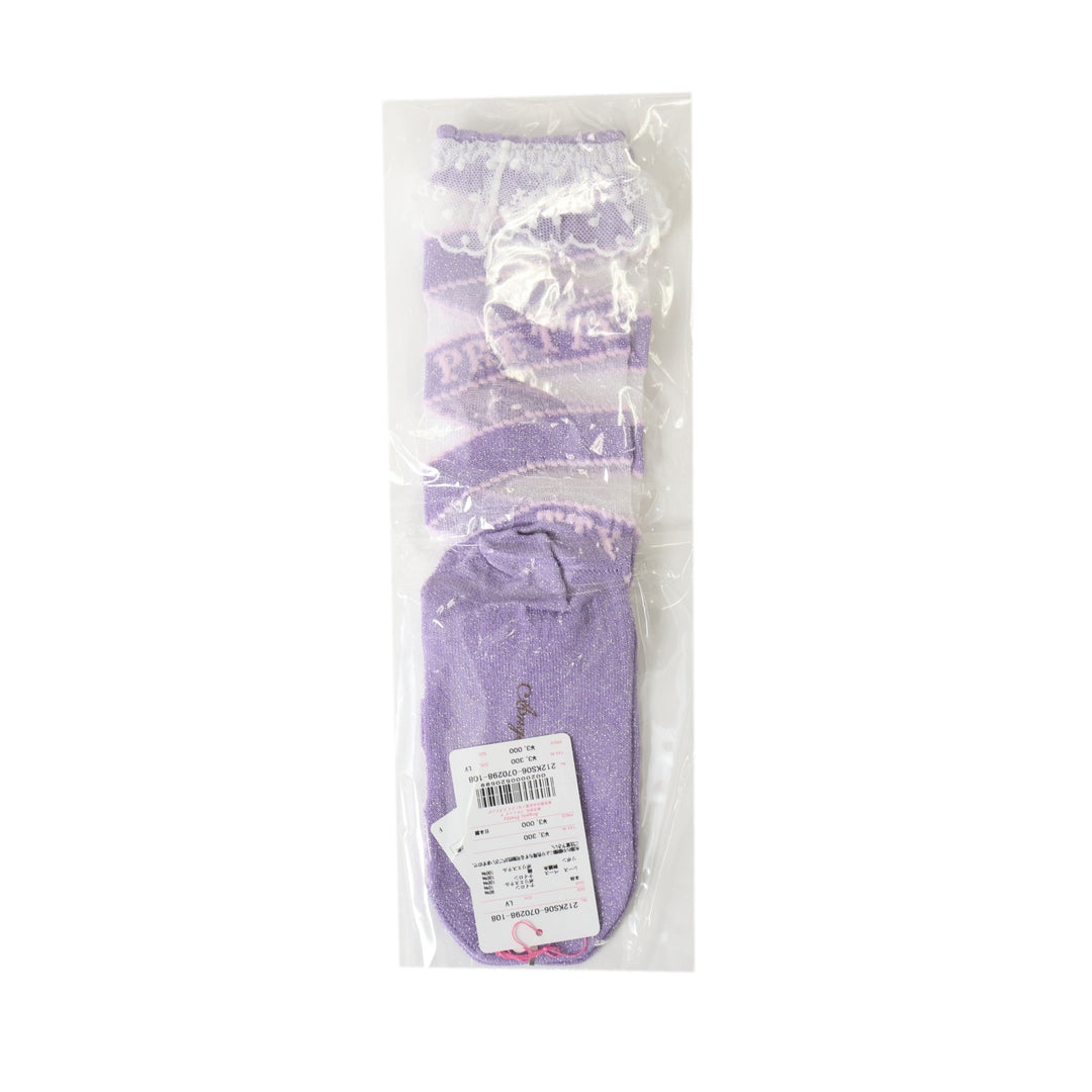 USED】ストライプキャンディクルー丈ソックス | Angelic Pretty