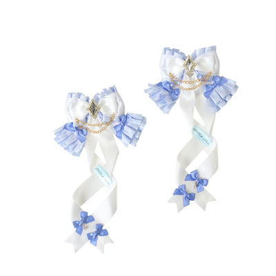 USED】Heartヒロインリボンヘッドドレス(無地) | Angelic Pretty